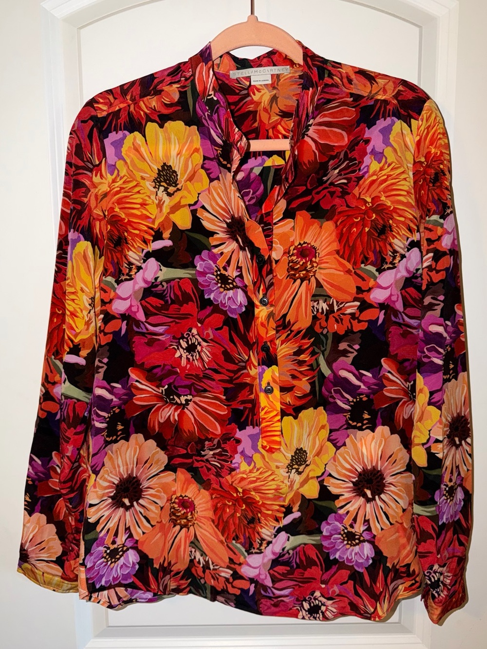 Stella McCartney Multicolor Silk Floral Blouse